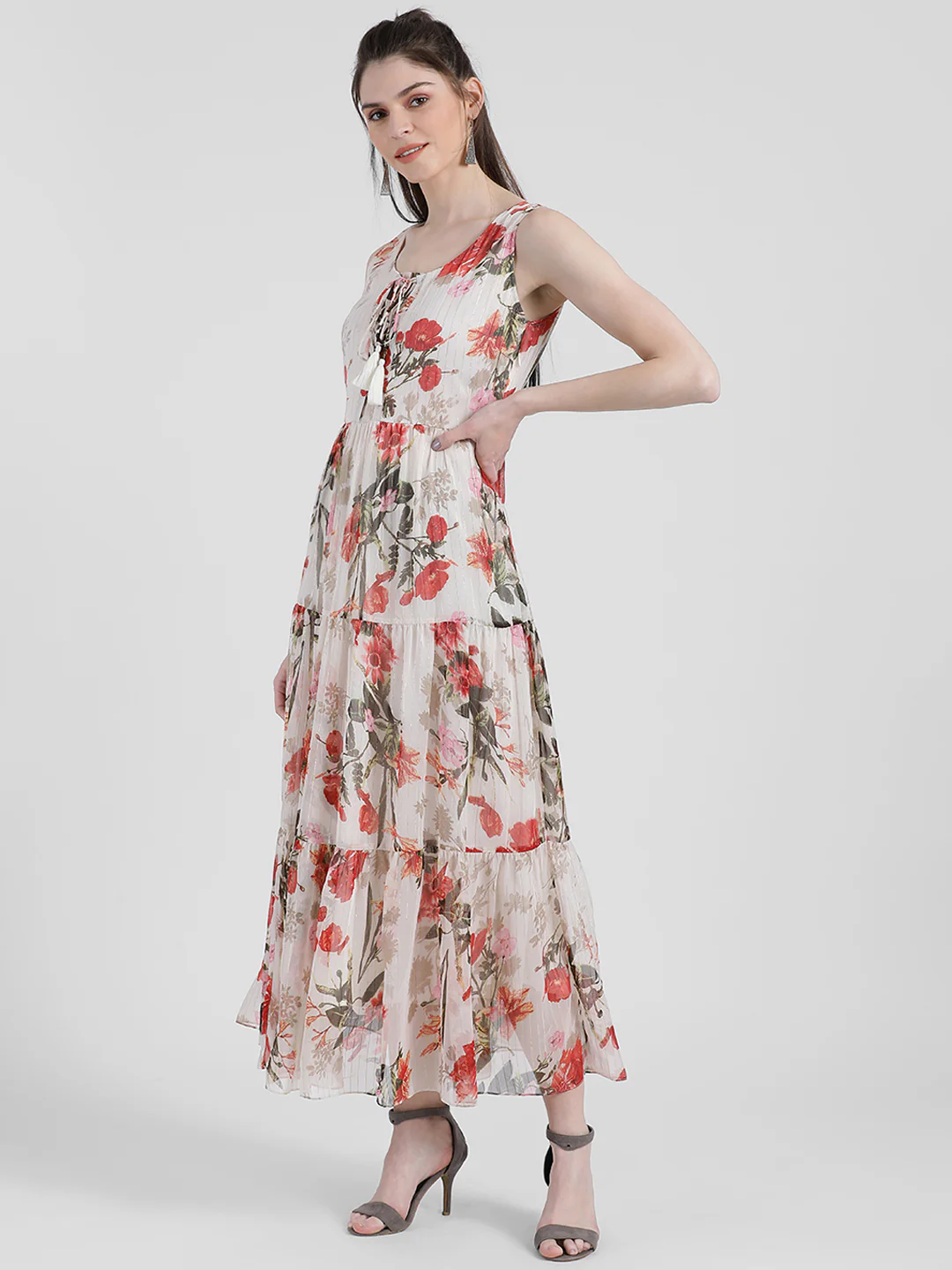 Printed Maxi Dress - Image 2