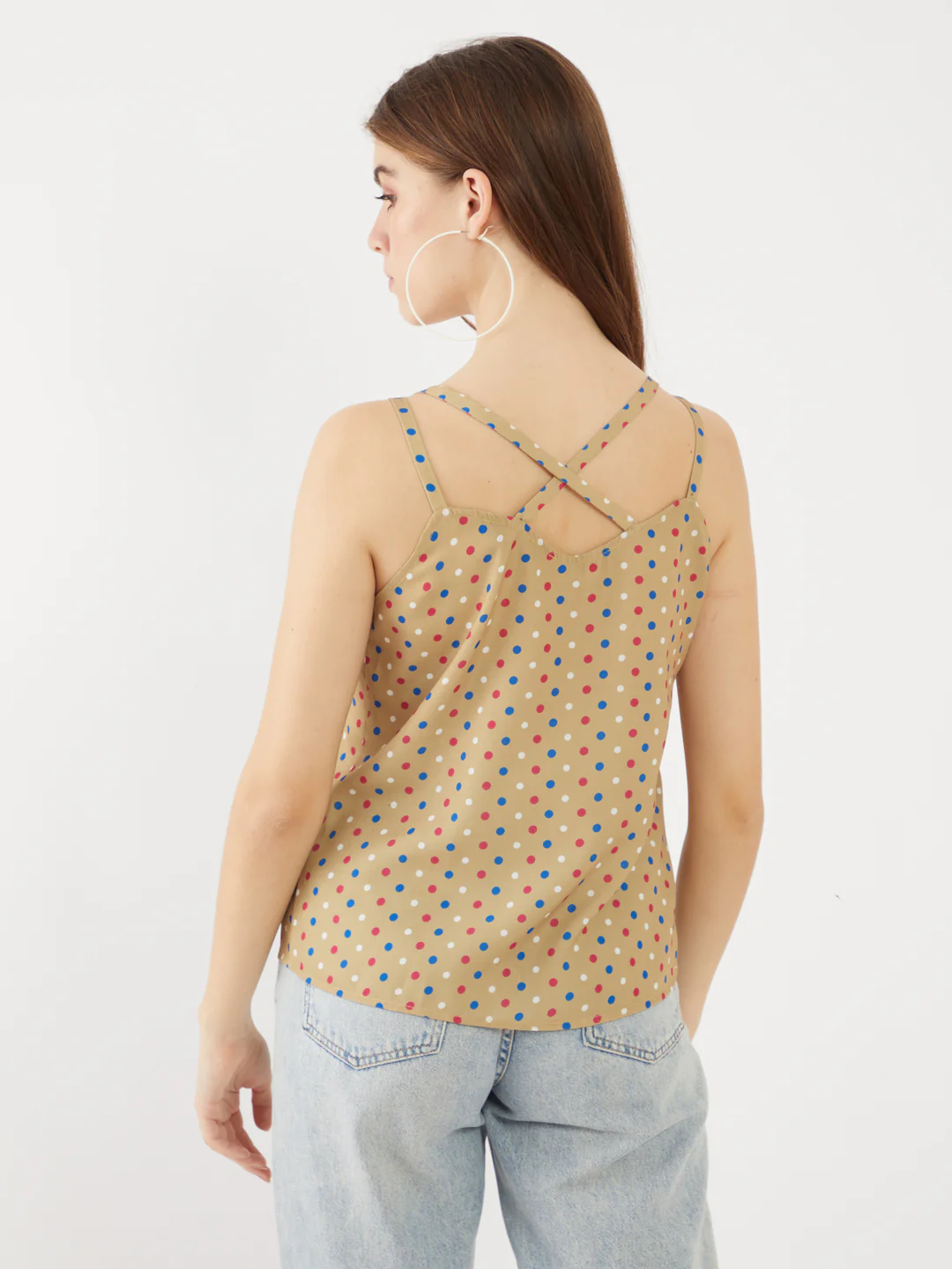 Beige Printed Top - Image 4