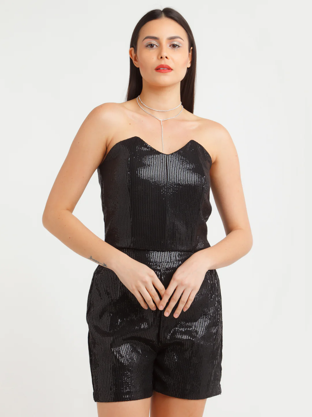 Black Embellished  Top - Image 2