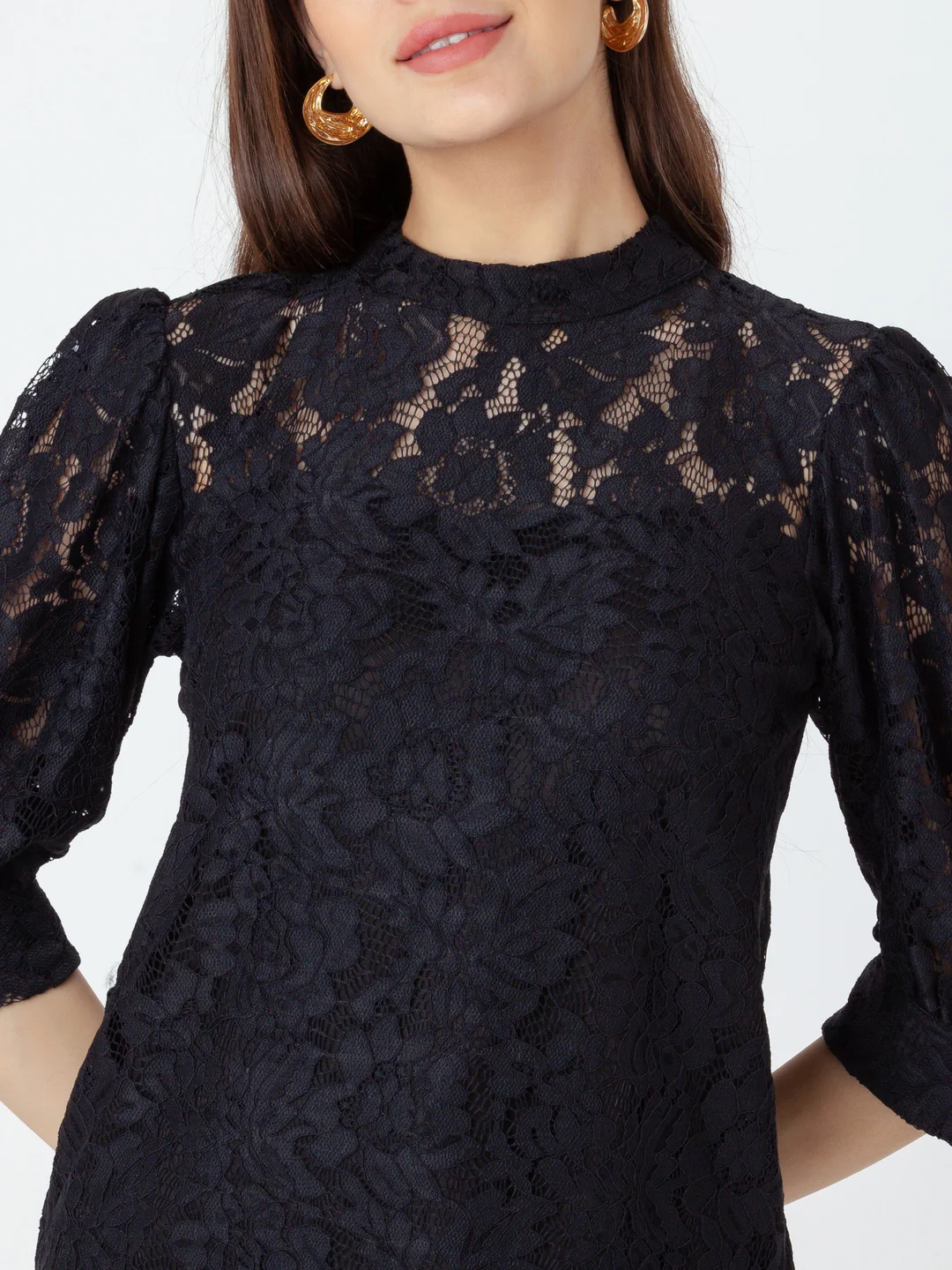 Black Lace Regular Top - Image 6