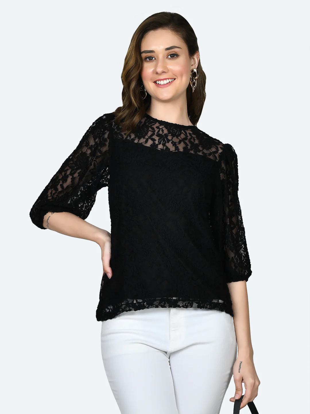 Black Lace Top - Image 2