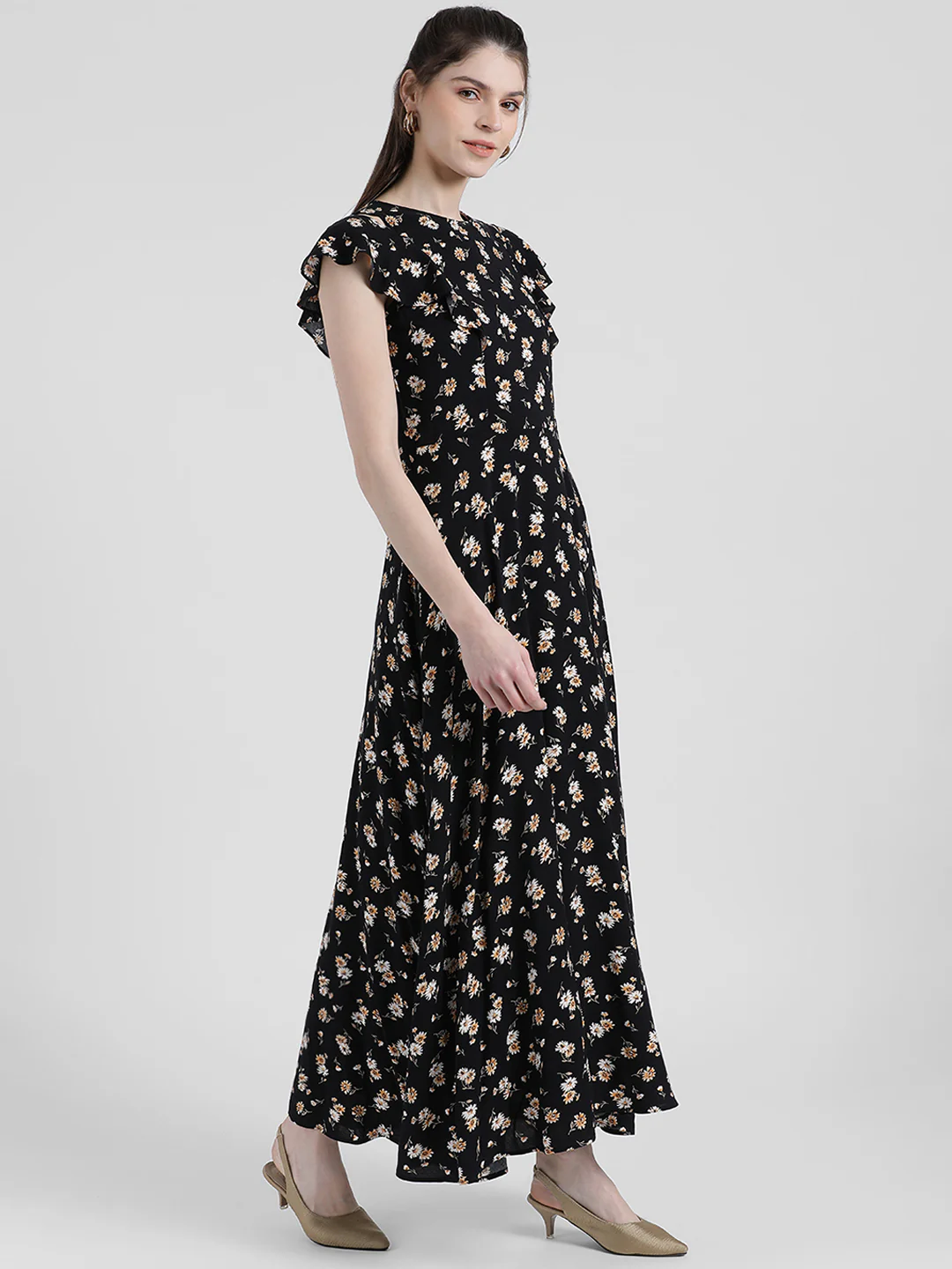 Printed Maxi Dress - Image 3