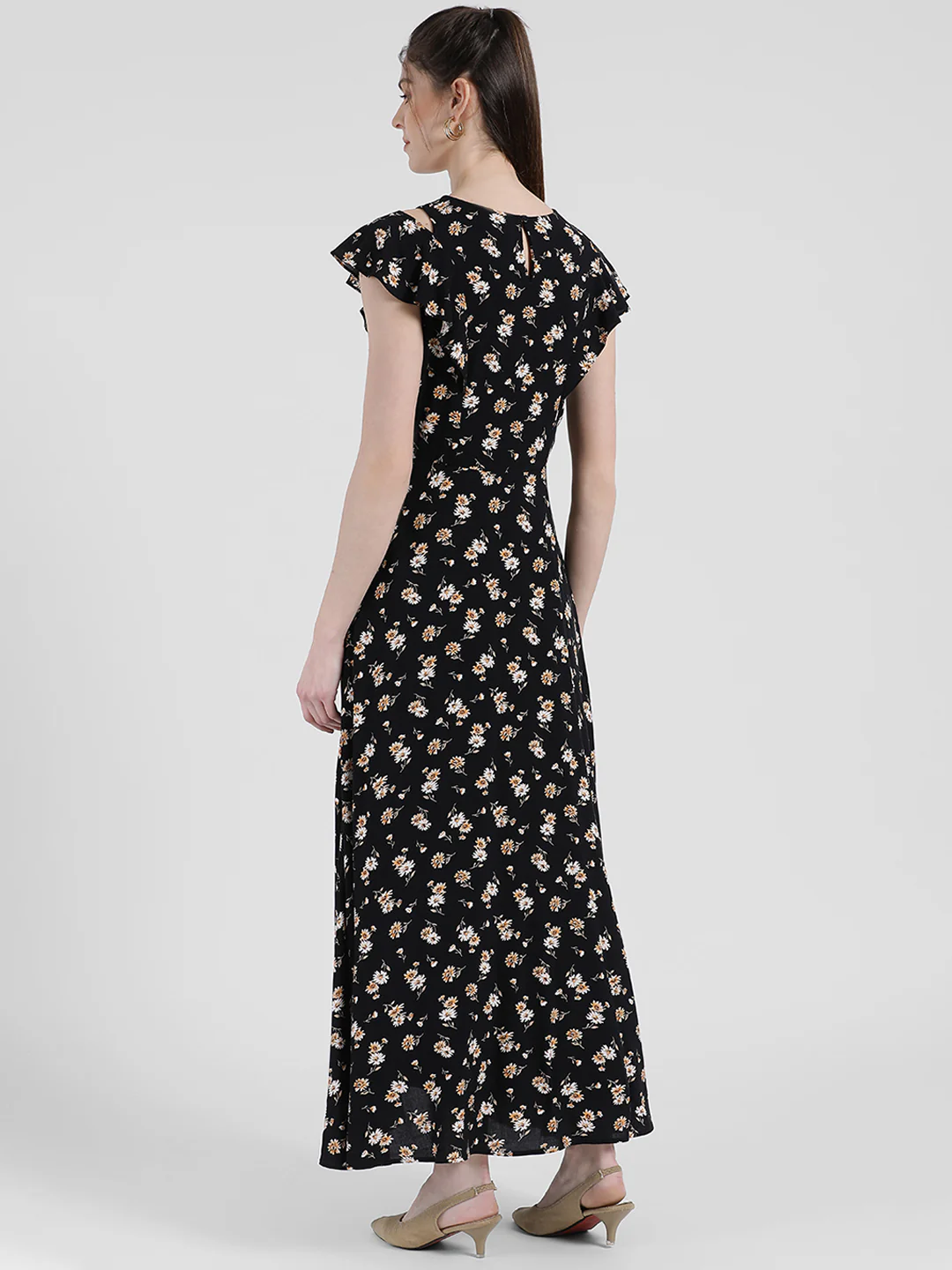 Printed Maxi Dress - Image 4