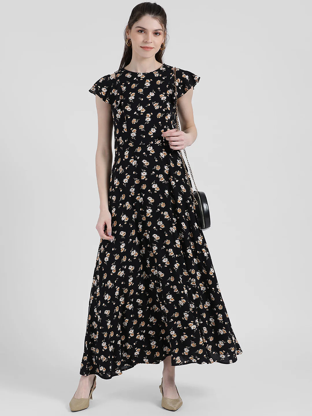 Printed Maxi Dress - Image 5