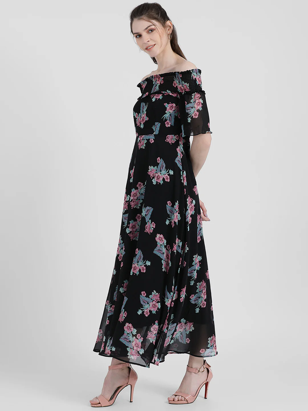 Printed Maxi Dress - Image 2