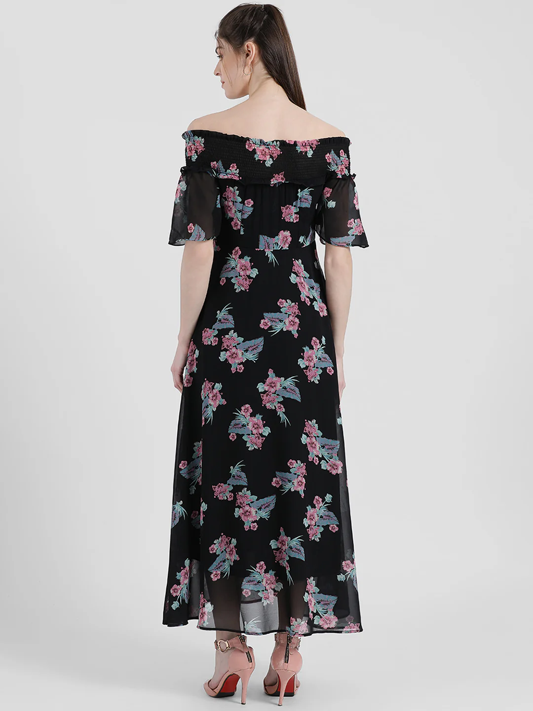 Printed Maxi Dress - Image 4