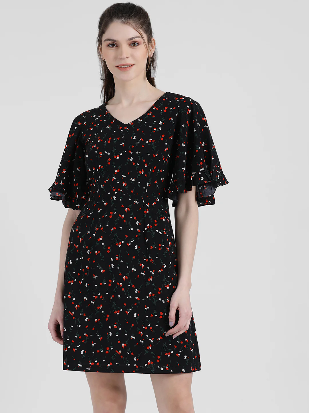 Printed Sheath Dress