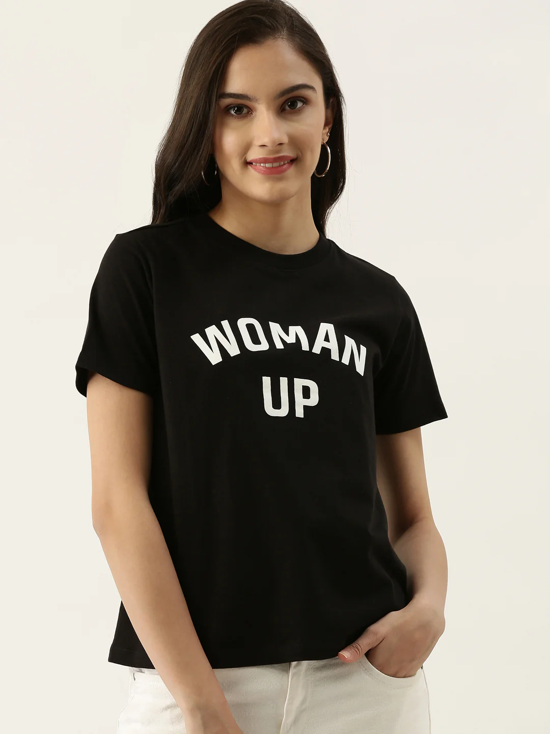 Black Printed T-Shirt - Image 2