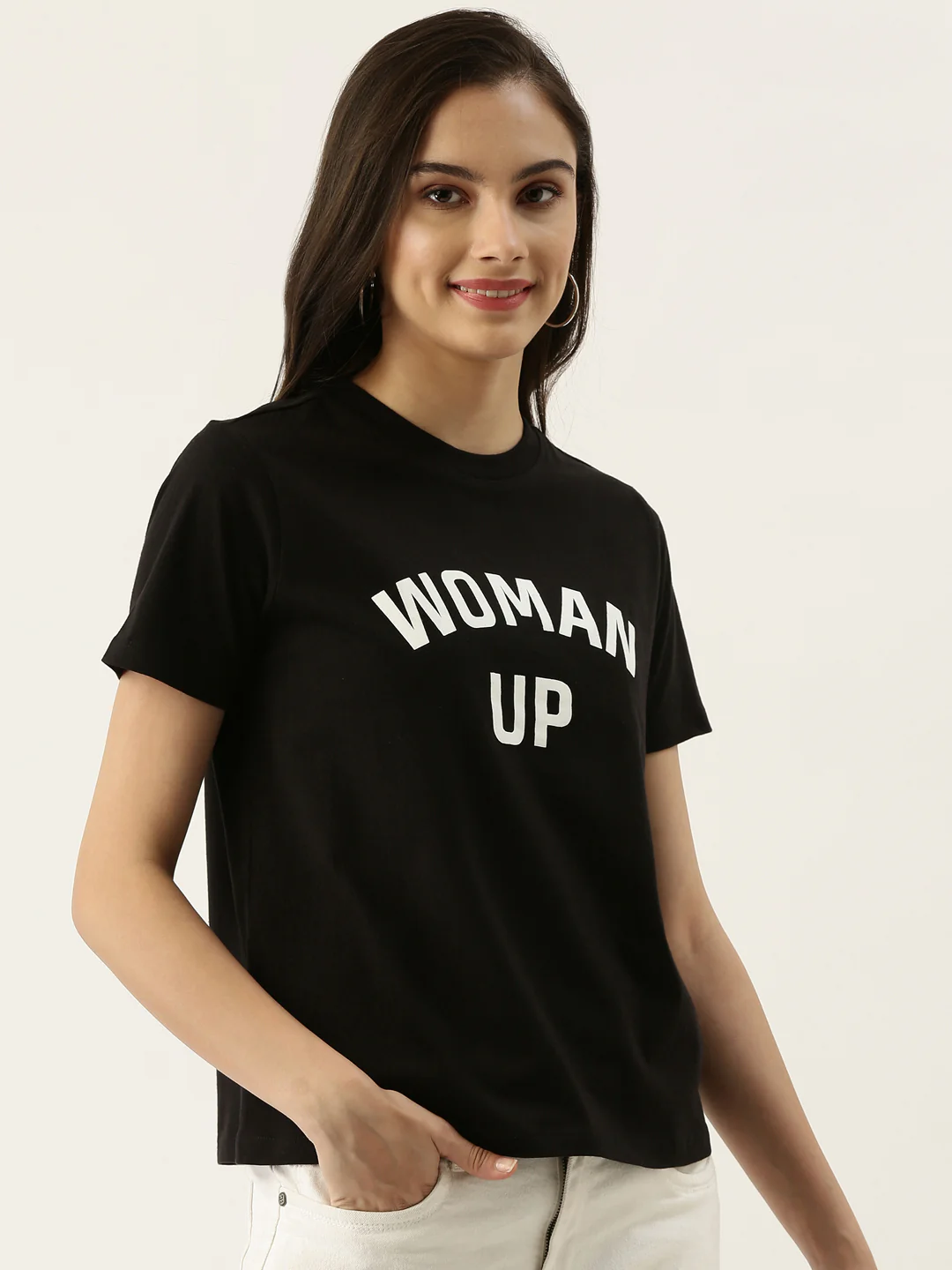 Black Printed T-Shirt - Image 4