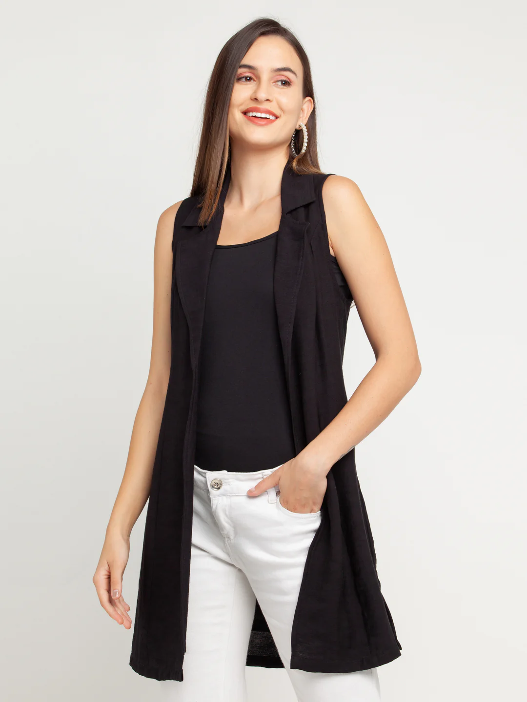 Black Solid Coat