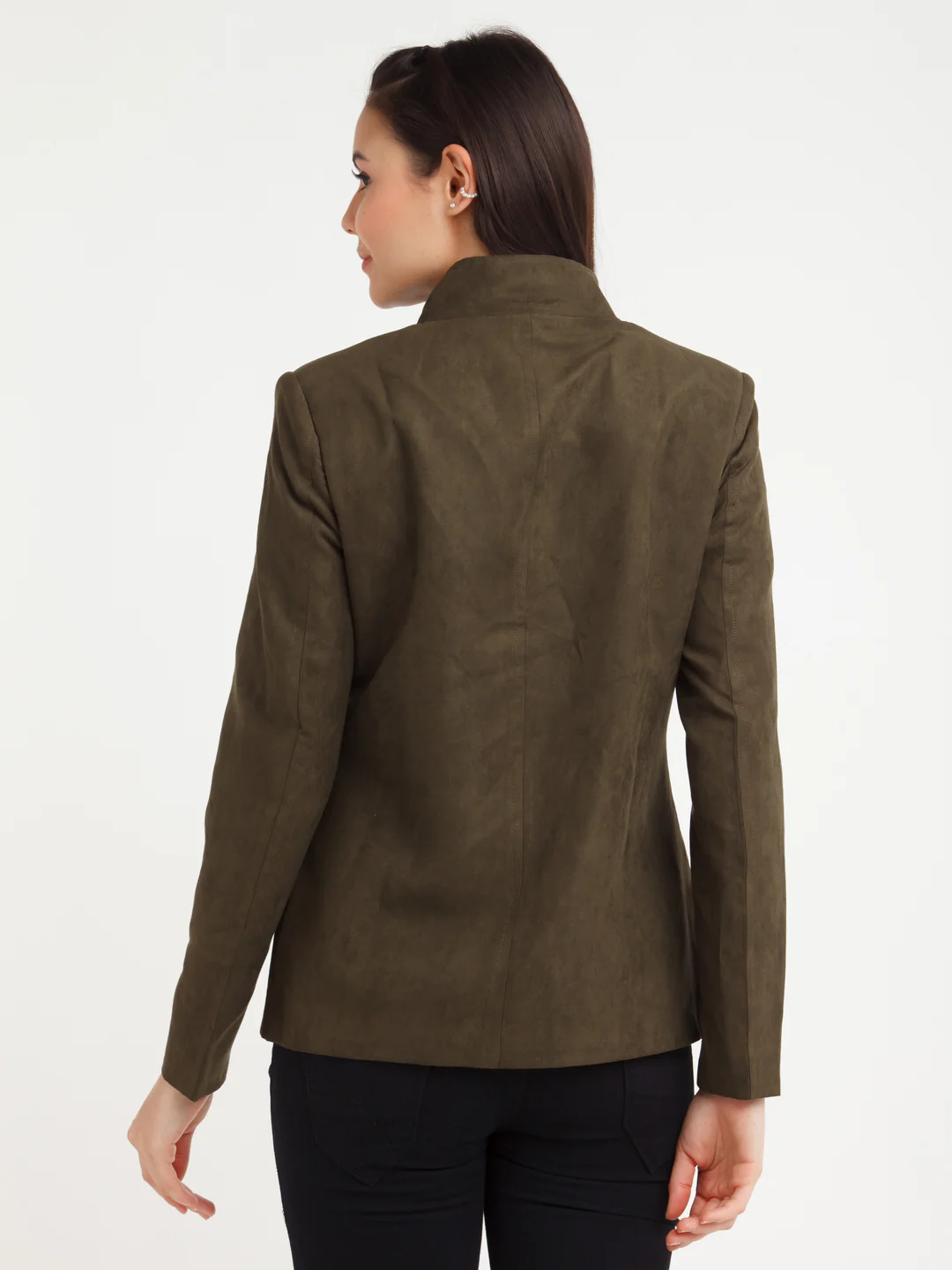 Black Solid Jacket - Image 4