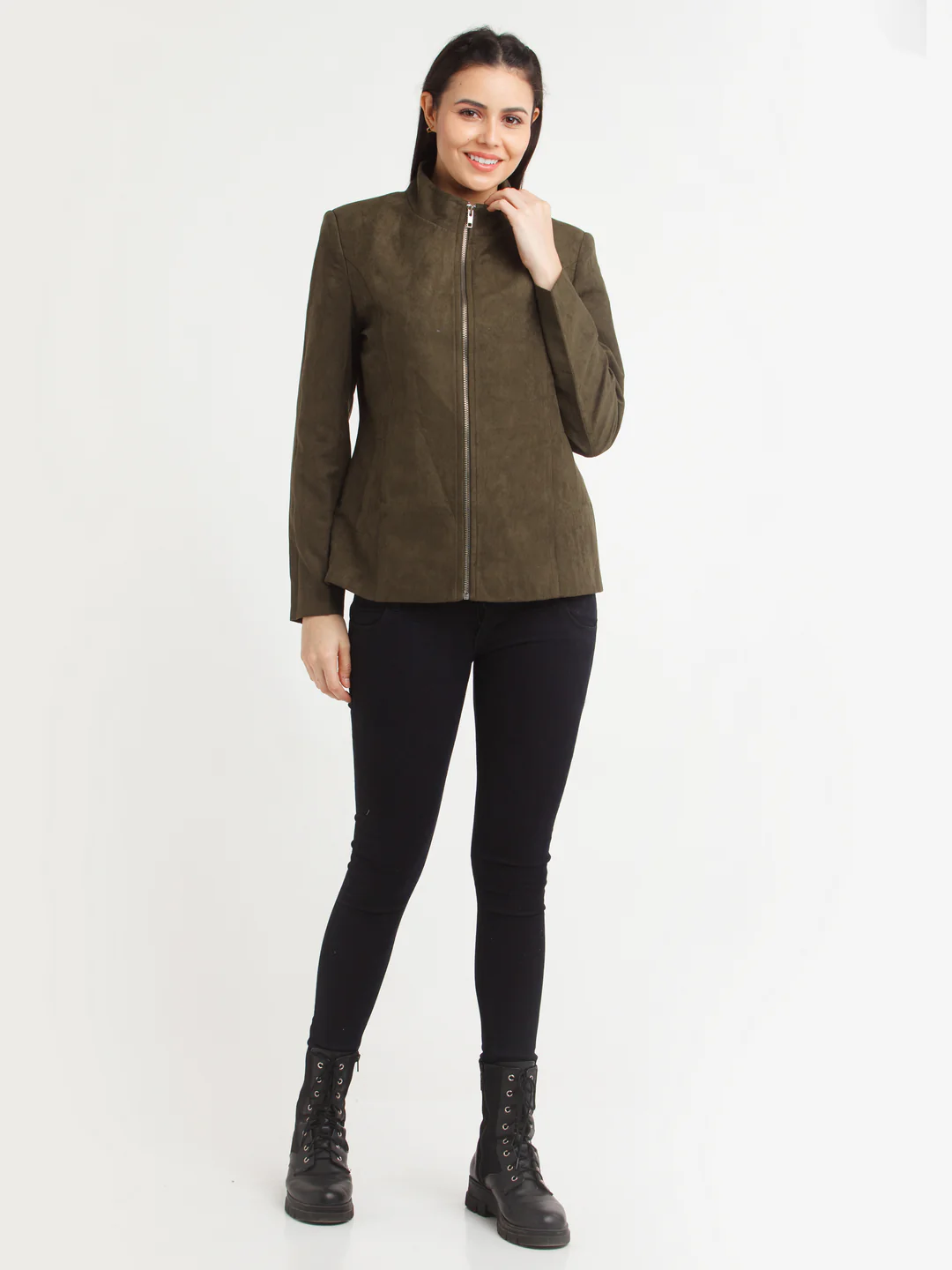 Black Solid Jacket - Image 5
