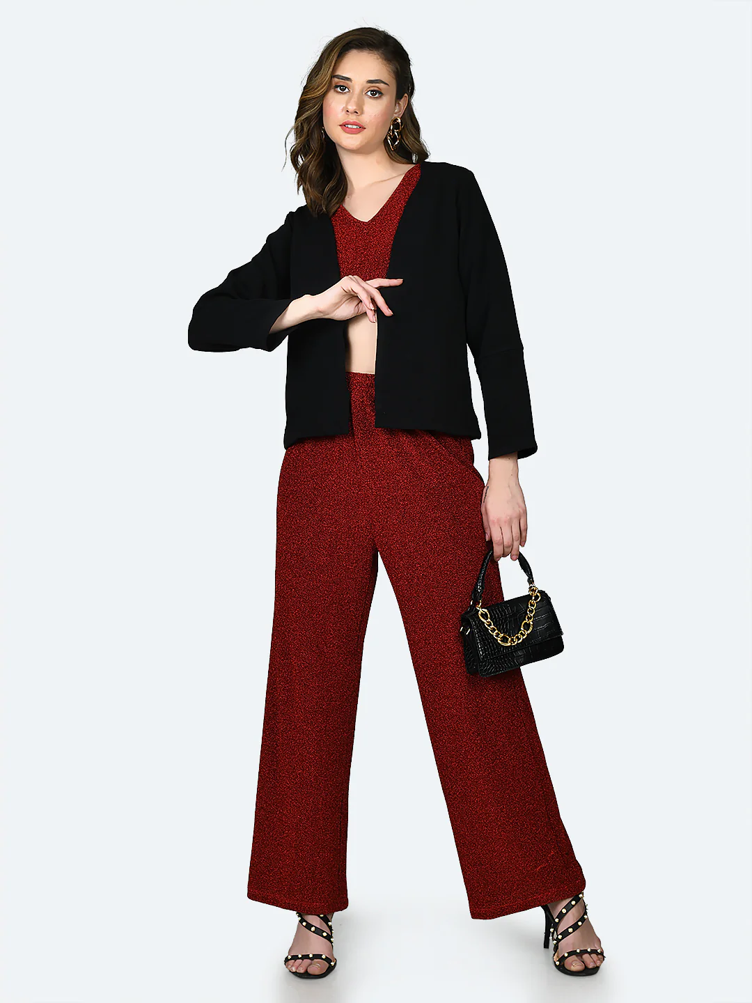 Black Solid Jacket - Image 5