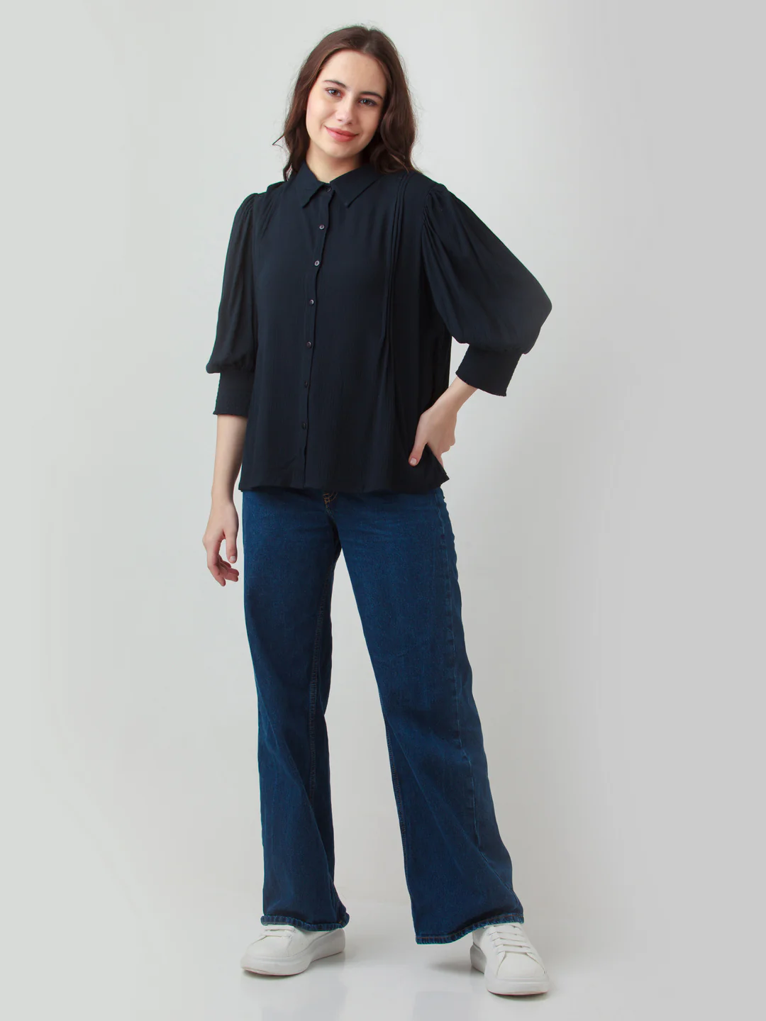 Black Solid Shirt
