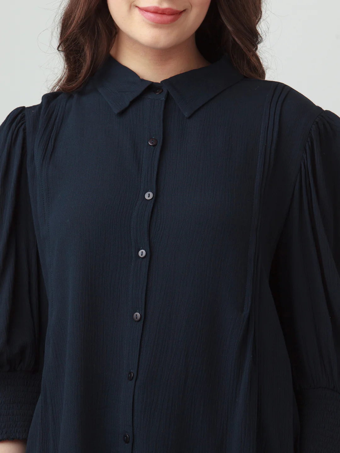 Black Solid Shirt - Image 6
