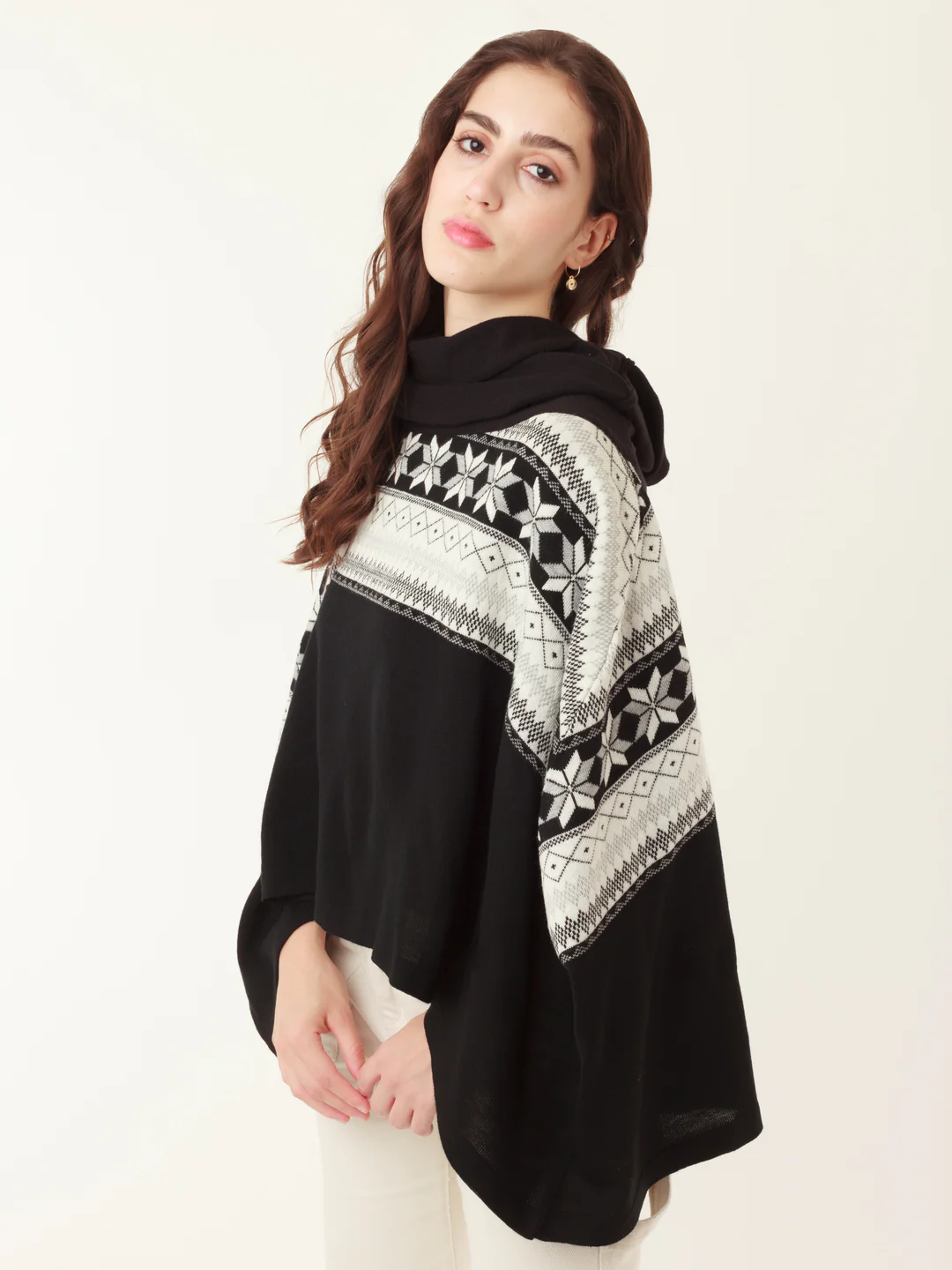 Black Solid Sweater - Image 3