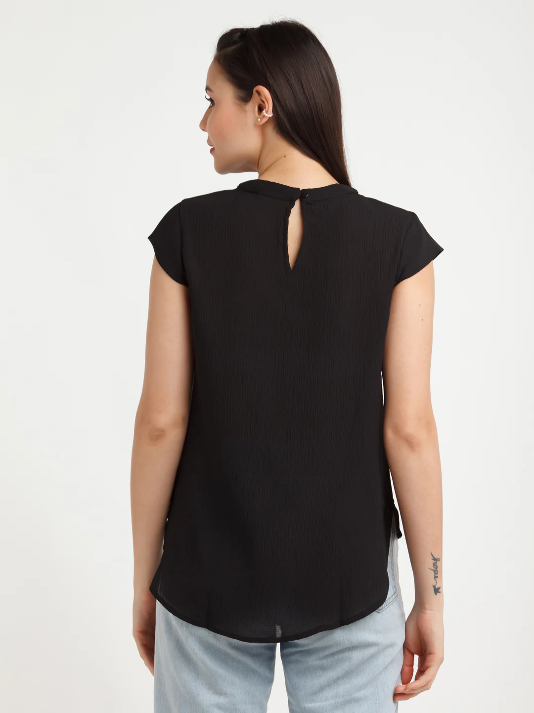 Black Solid Top - Image 4