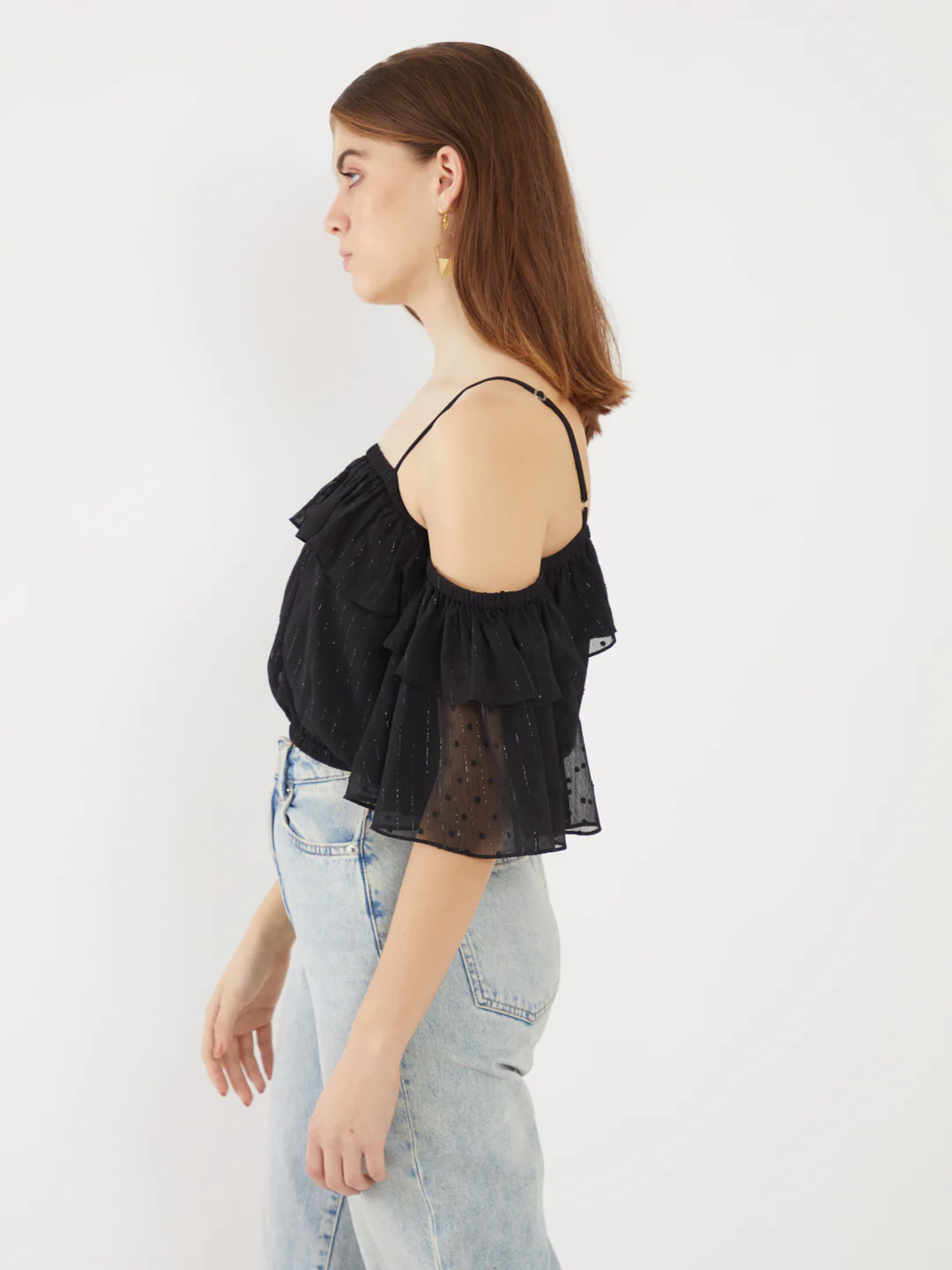 Black Tiered Top - Image 2