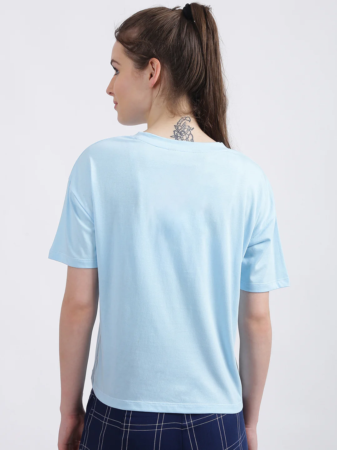 Blue Graphic Regular T-Shirt - Image 4