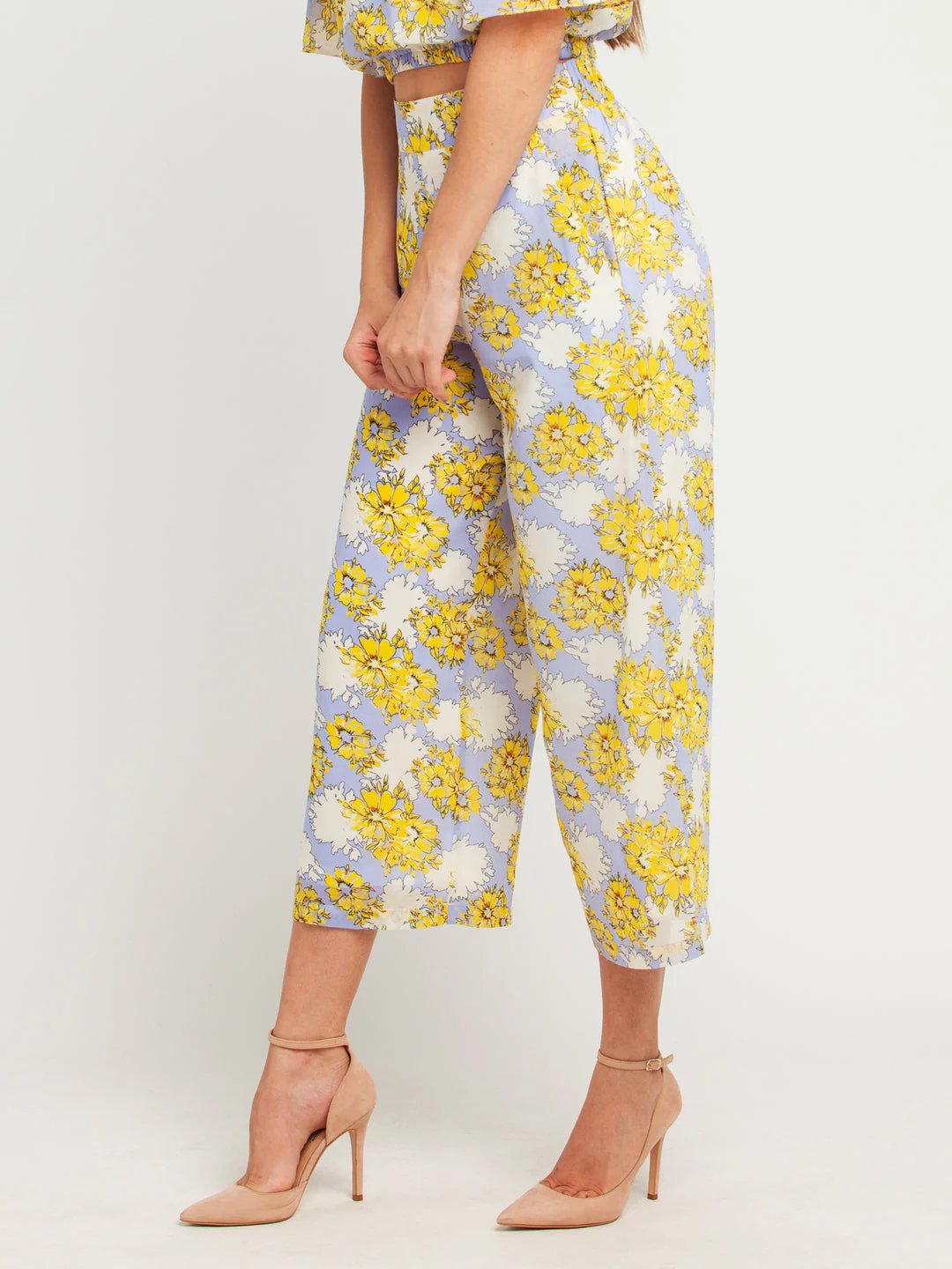 Blue Printed Trouser - Image 3