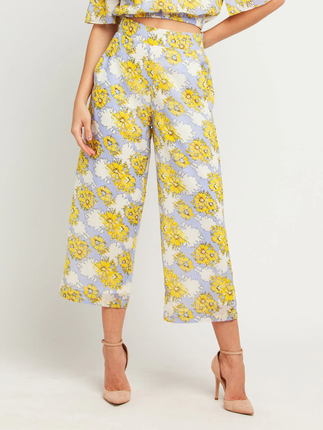 Blue Printed Trouser - Image 4