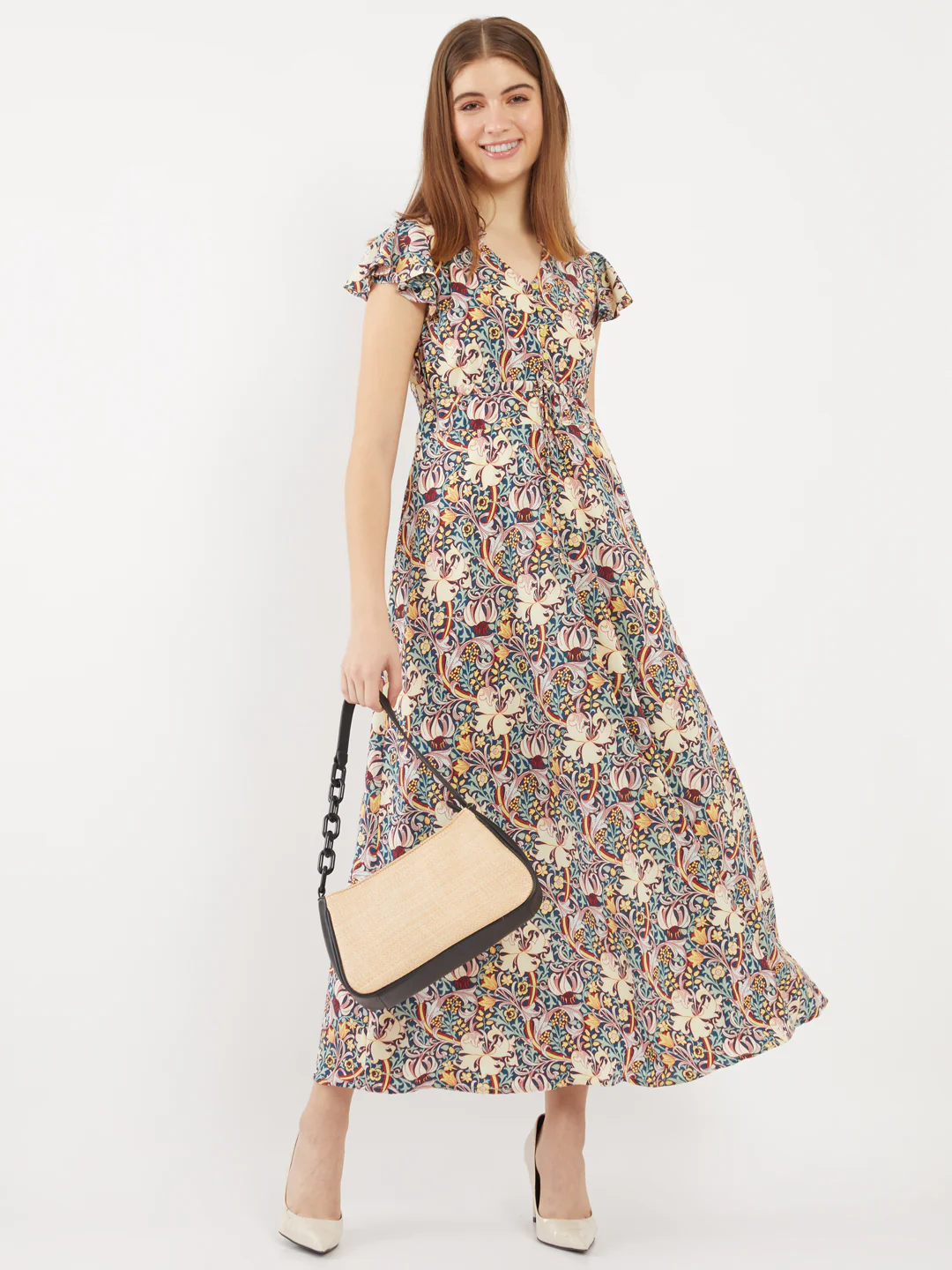 Blue Printed Maxi