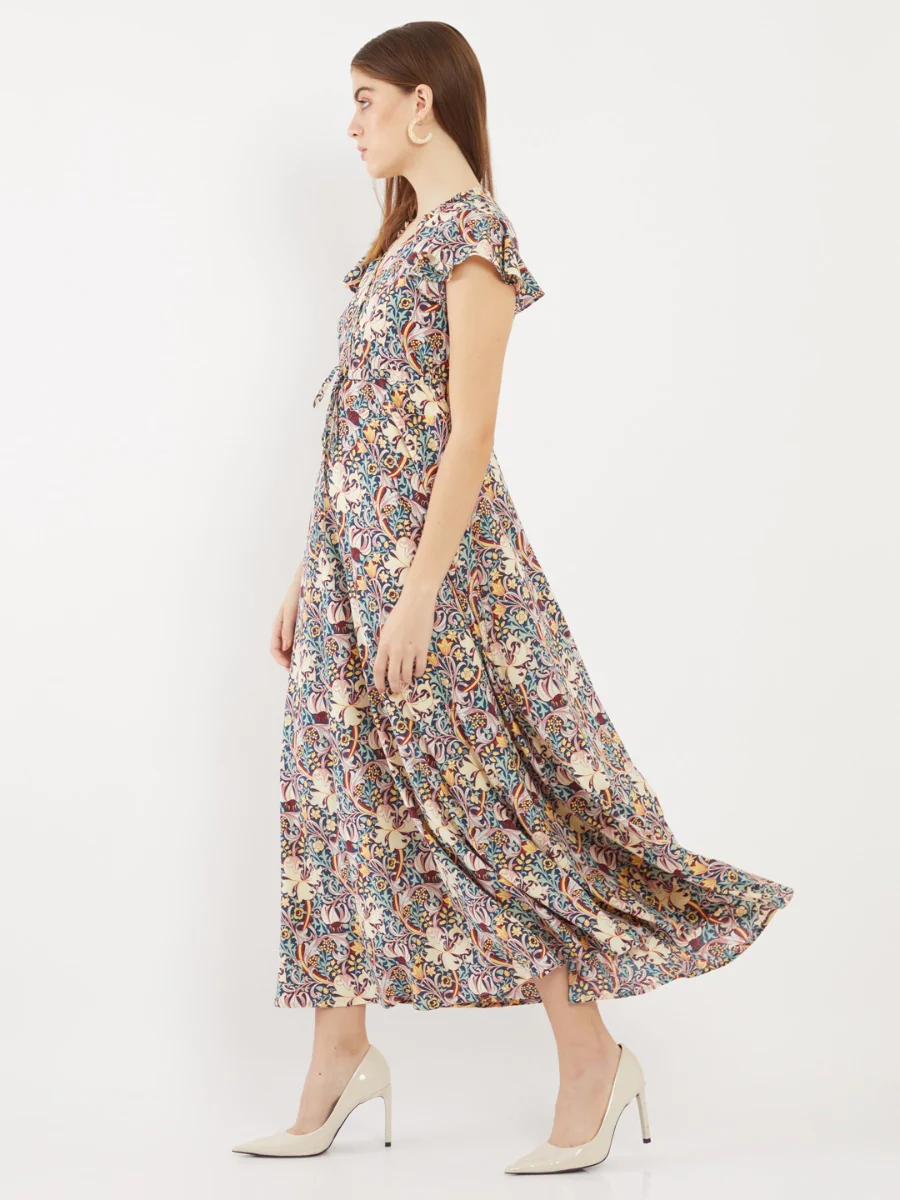 Blue Printed Maxi - Image 3