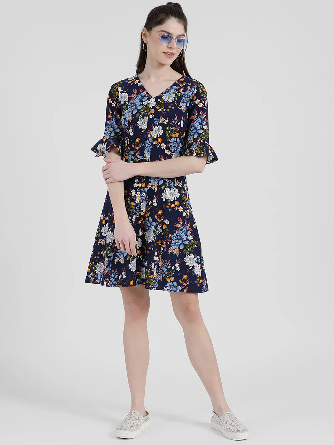 Printed Sheath Dress - Image 6