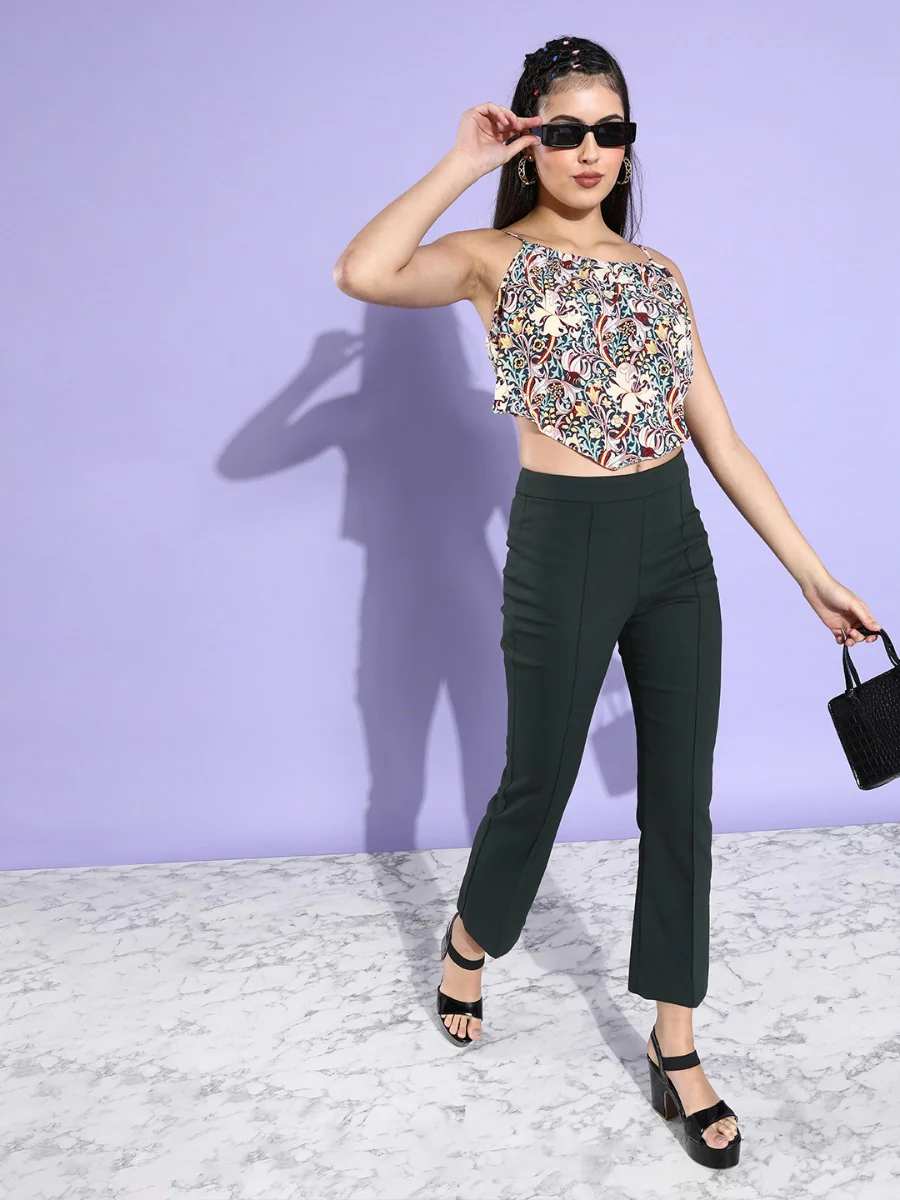 Blue Printed Top