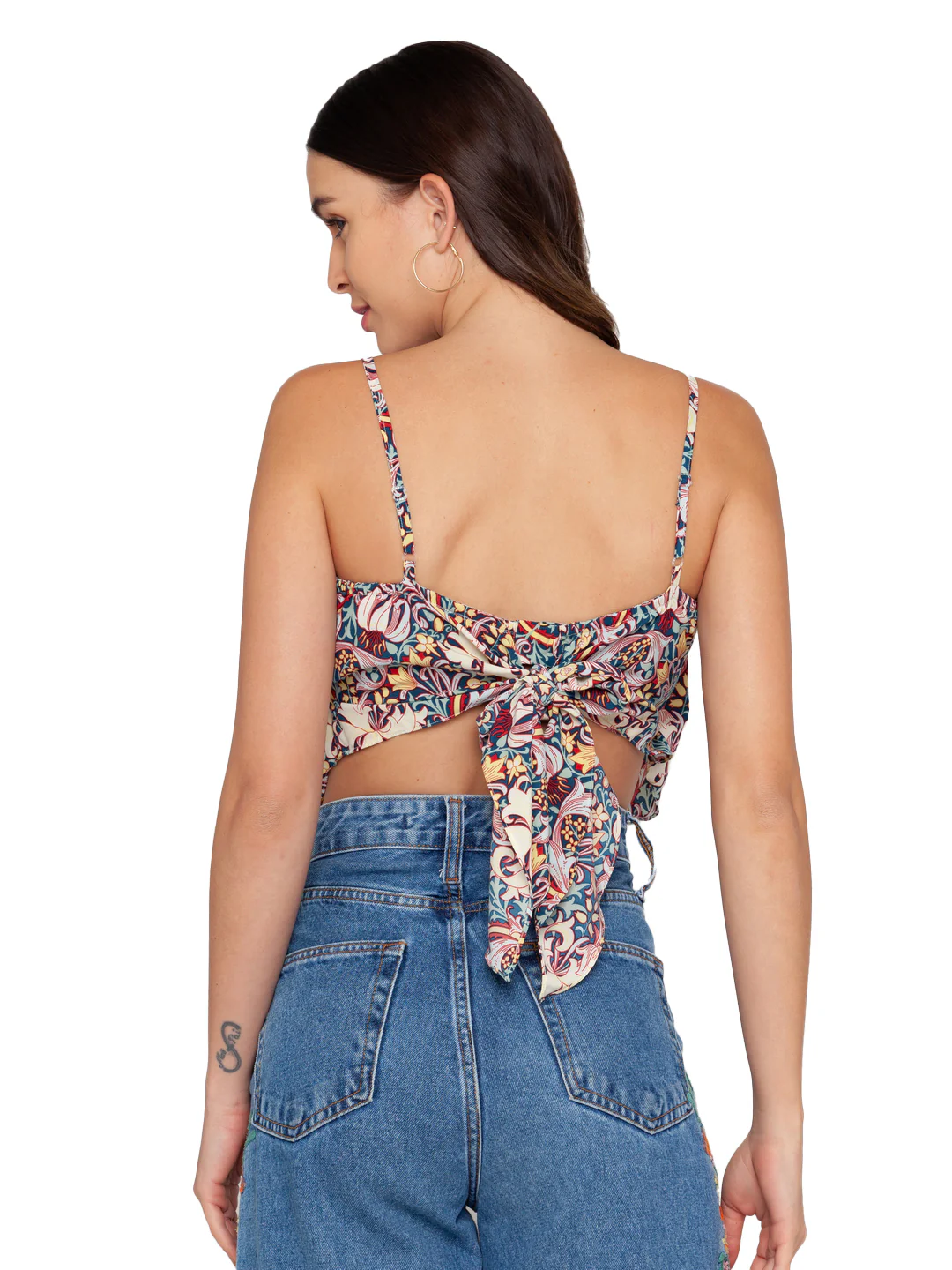 Blue Printed Top - Image 6