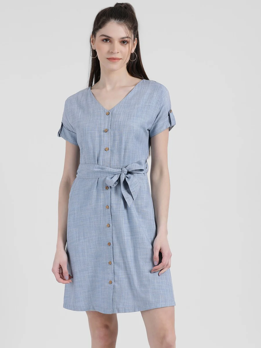 Self Design Sheath Dress - Image 3