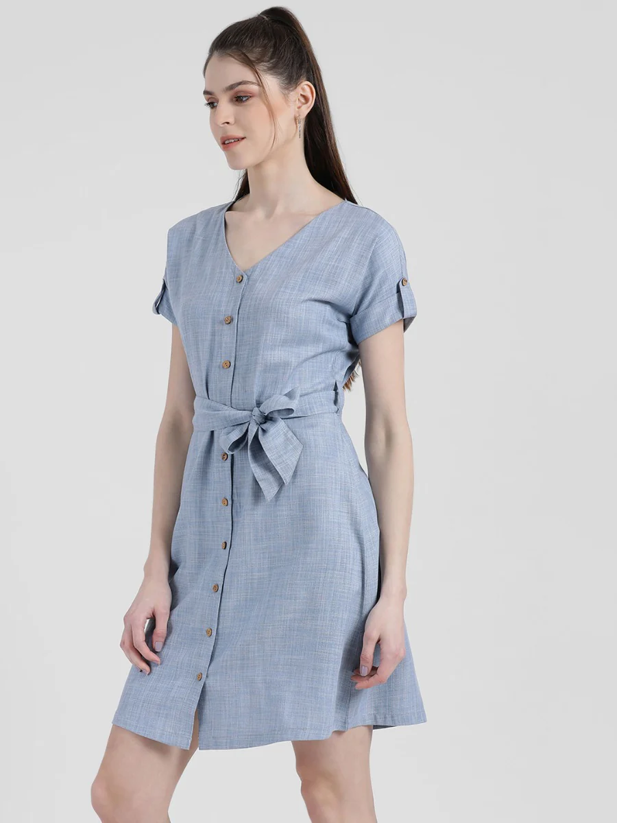 Self Design Sheath Dress - Image 4