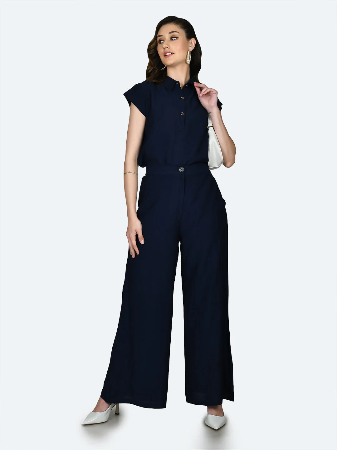 Blue Solid top - Image 4