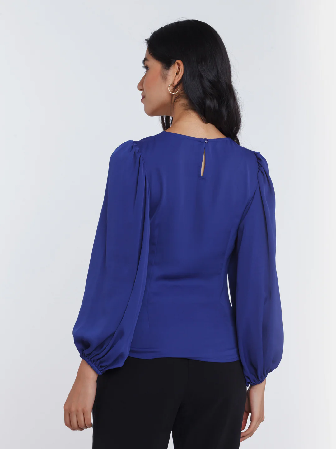 Blue Solid Top - Image 7