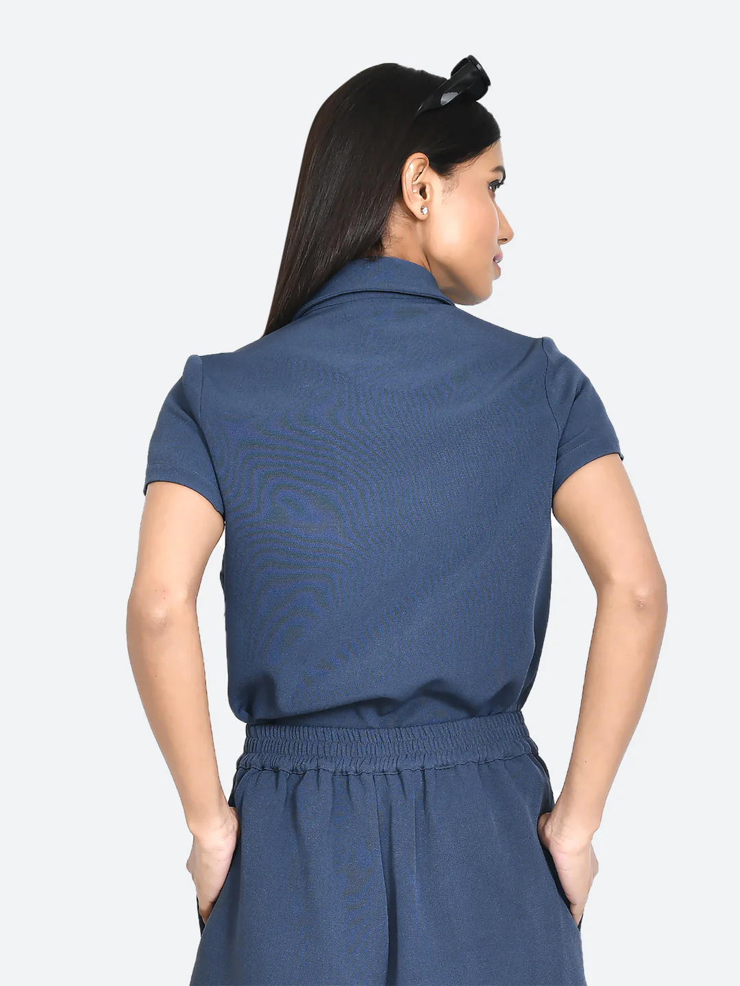 Blue Solid Top - Image 5