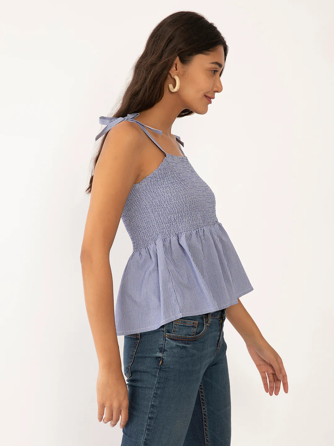 Blue Striped Top - Image 3
