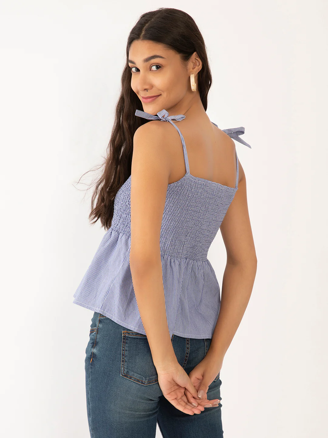 Blue Striped Top - Image 4