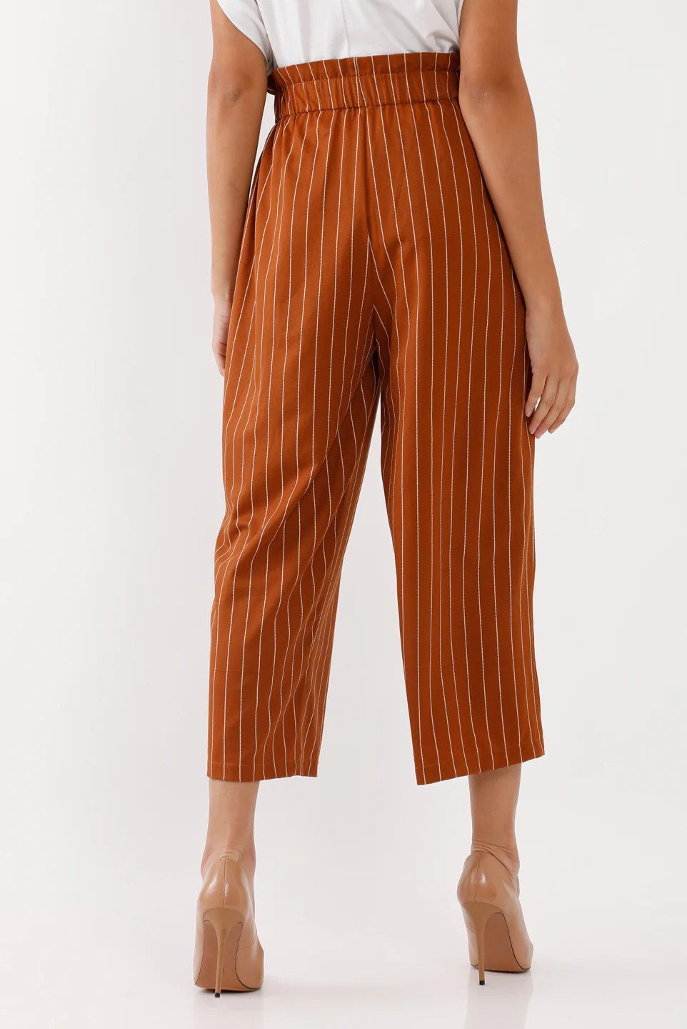 Brown Printed Palazzo - Image 4