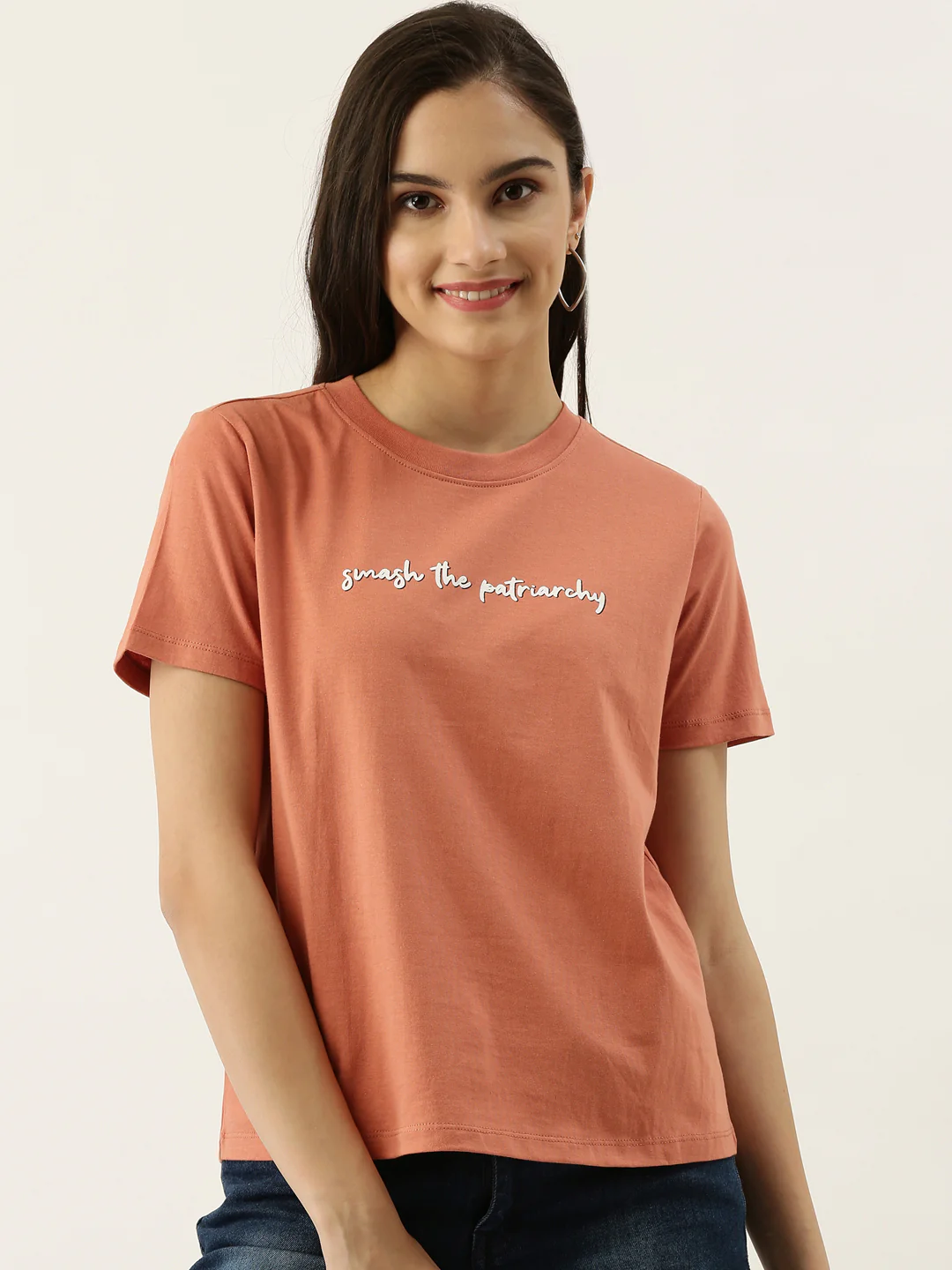 Brown Printed T-Shirt - Image 2