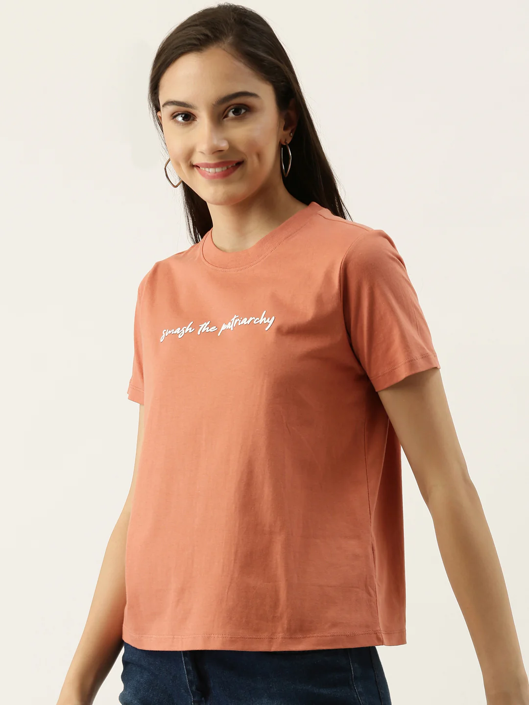 Brown Printed T-Shirt - Image 3