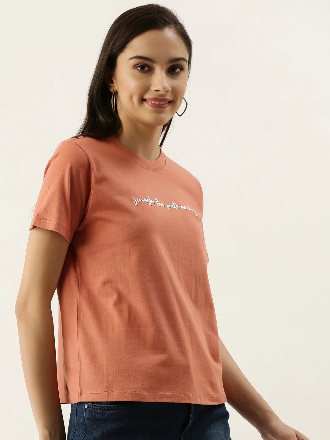 Brown Printed T-Shirt - Image 4