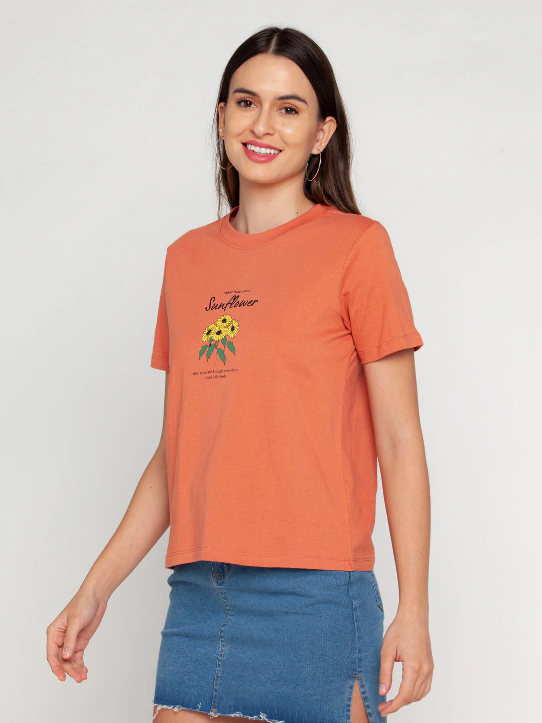 Brown Printed T-Shirt - Image 2