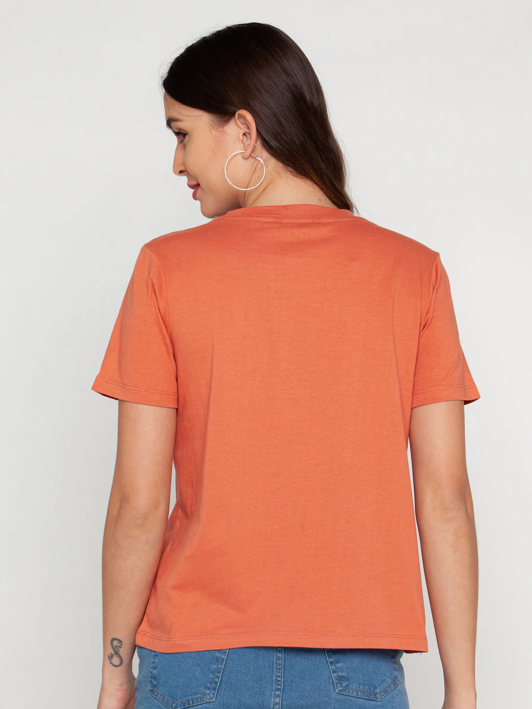 Brown Printed T-Shirt - Image 4
