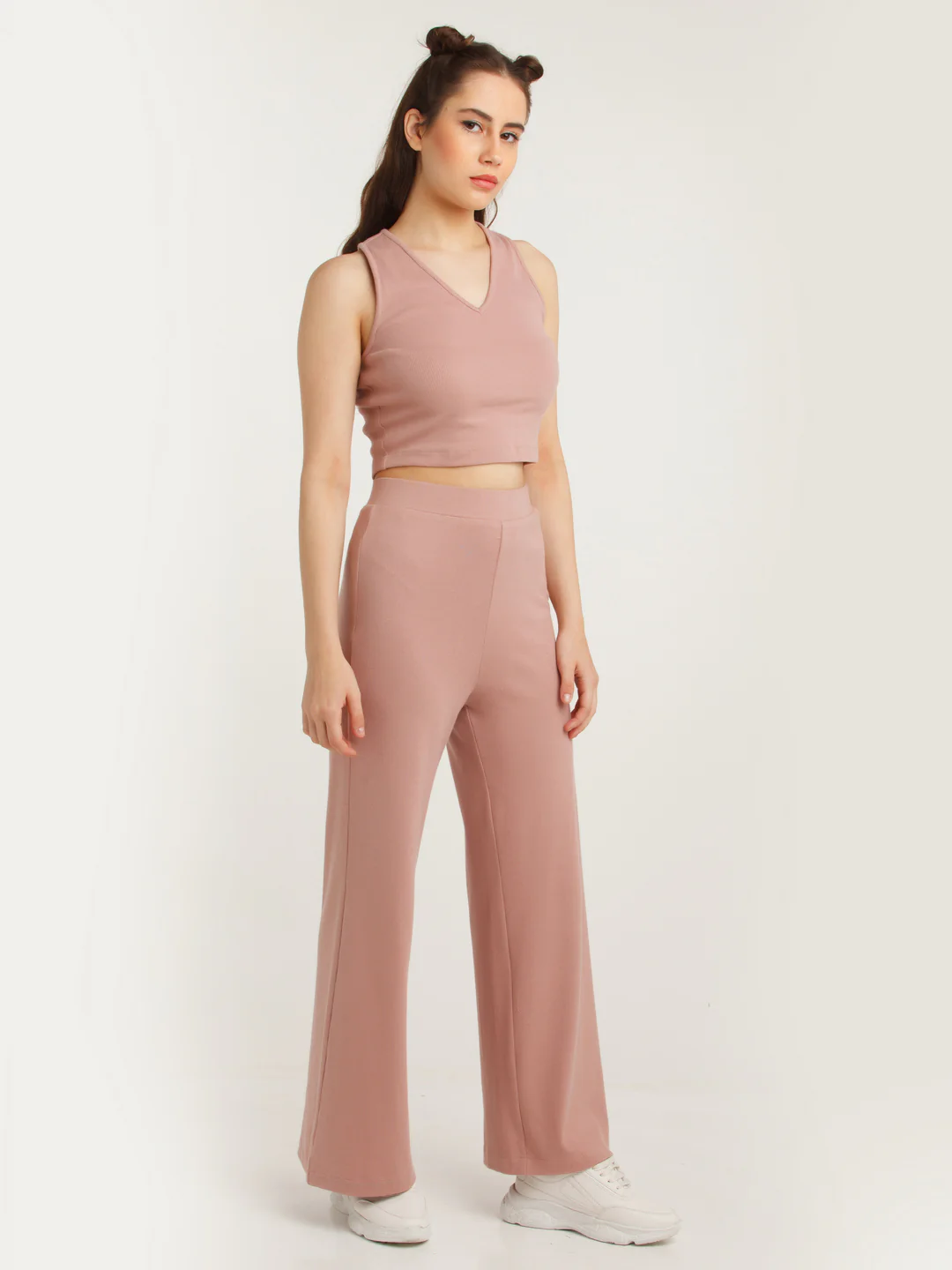 Brown Solid Fitted Top - Image 7