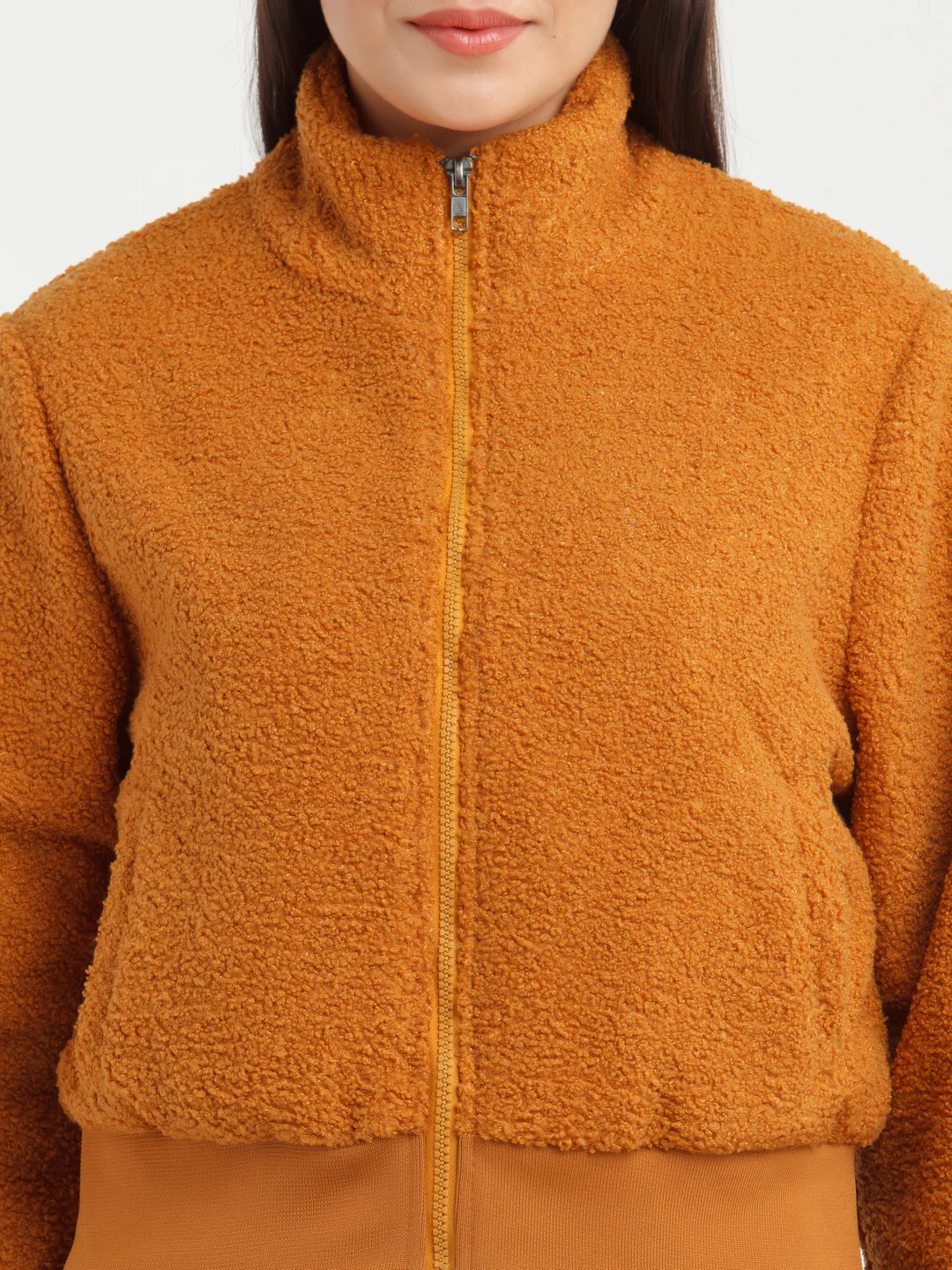 Brown Solid Jacket - Image 6
