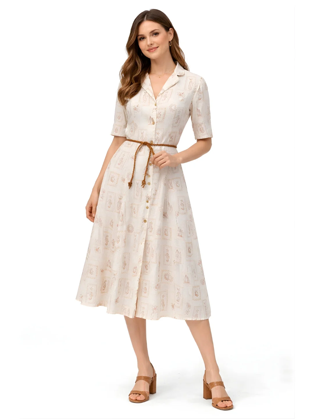 White Midi Dress