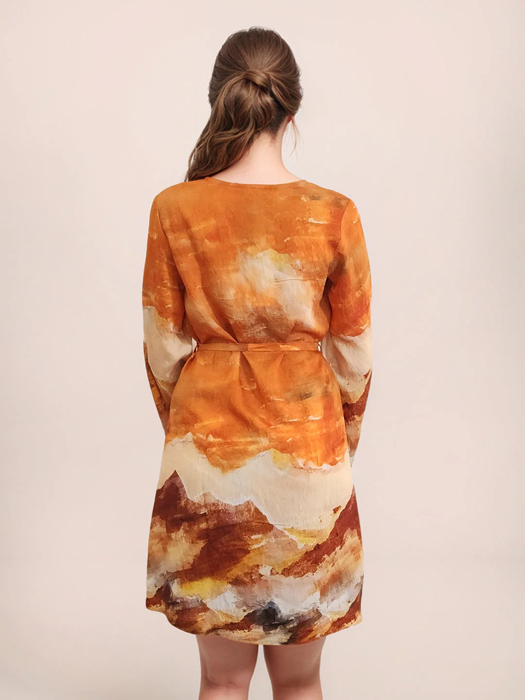 Zink London Women's Multi Abstract Mini Dress - Image 4