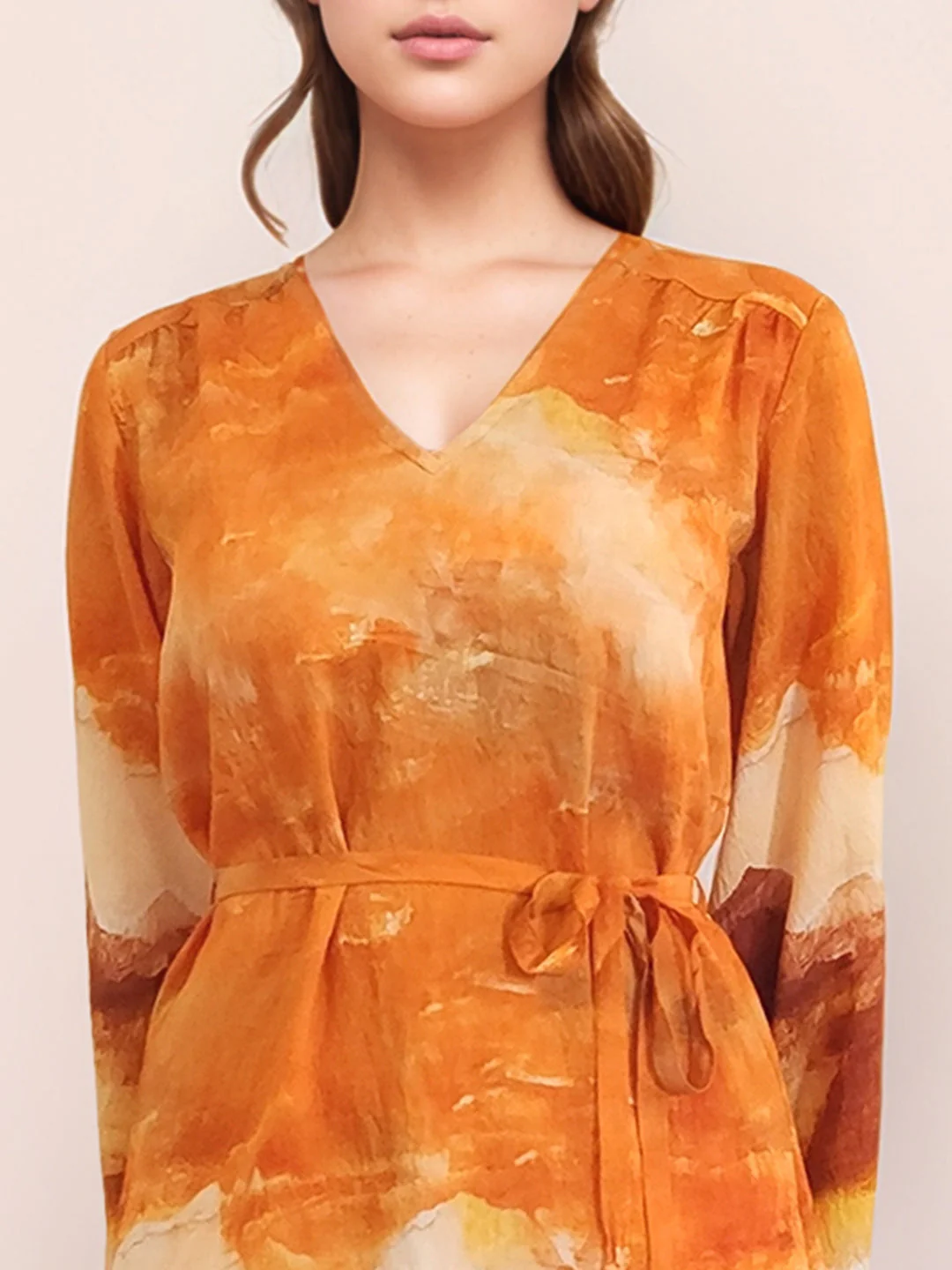 Zink London Women's Multi Abstract Mini Dress - Image 6