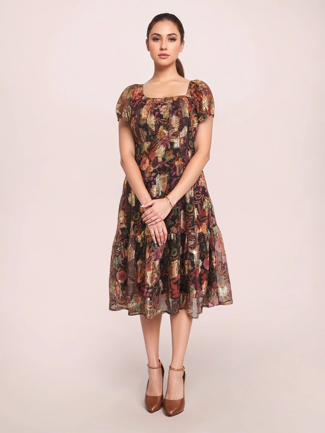 Zink London Women's Multi Solid Mini Dress
