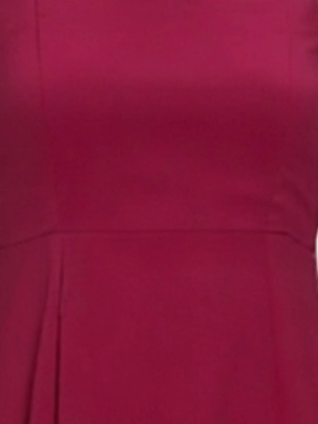 Zink London Women's Red Plain Midi Dress - Image 6